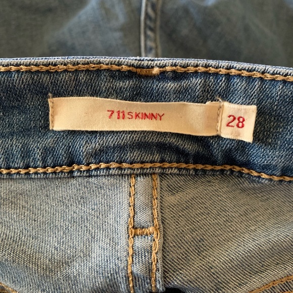 711 LEVI’S SKINNY SKINNY JEANS SIZE 28 - Picture 14 of 16